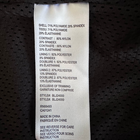 Blanc Noir Olive Green Hooded Utility Jacket Womens L Stretch Moto Anorak Coat - Picture 12 of 14